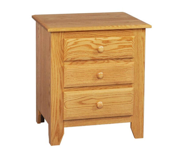 Shaker 3 Drawer Nightstand - 24"W